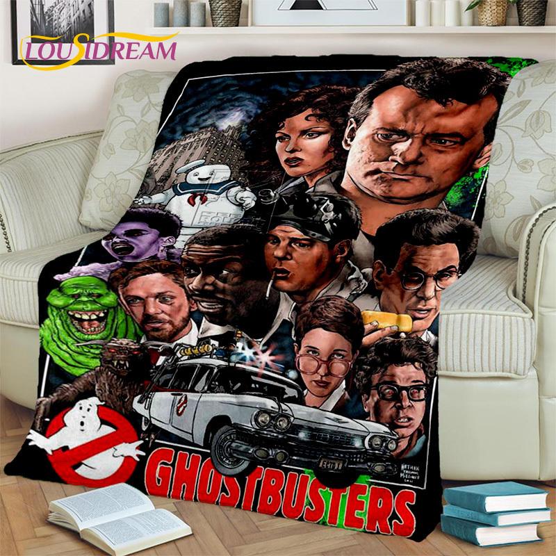 Одеяло G-Ghostbusters с героями мультфильмов, мягкое фланелевое одеяло для дома, спальни, кровати, дивана, пикника, офиса, пешего туризма, отдыха, сна, подарок