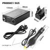 AC 100-240V 700W Intelligent LED Digital Display Hot Air Gun T12 100-550℃ Temperature Adjustable Portable BGA Maintenance Too