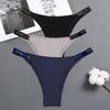 FINETOO 3PCS/Set Women's Lingerie Panties Cotton Gstring Female Underpants Sexy Letter Panties Thong Pantys Underwear Intimates