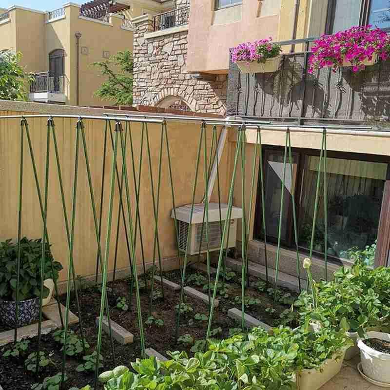 5 шт., аксессуары для навесов и столбов, зажим для быстрого сада, стальная труба для восхождения, опора для растений, набор кронштейнов