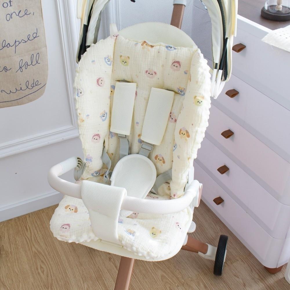 Breathable Stroller Accessories Soft Pushchair Insert Mat Baby Stroller Seat Cushion All Seasons
