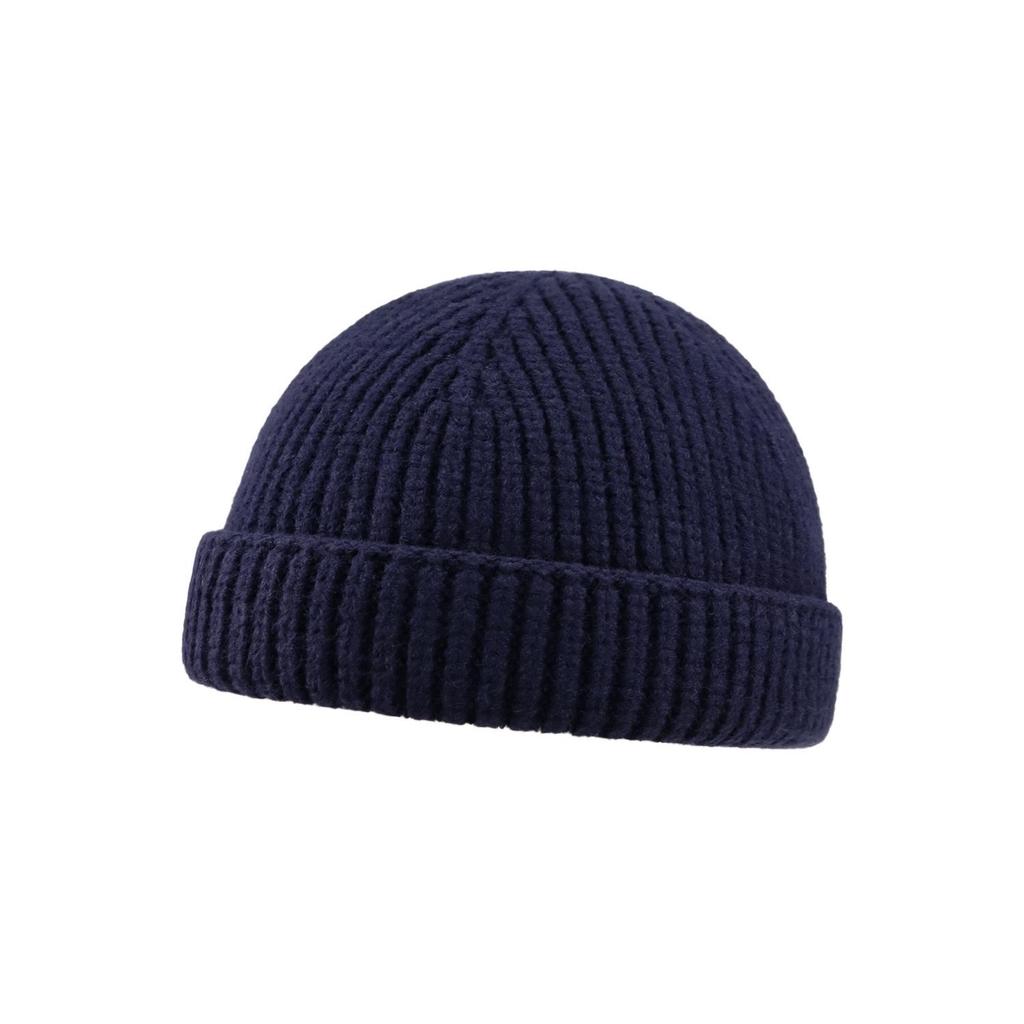 Мужская шерстяная вязаная шапка-бини в японском стиле, теплая, ветрозащитная, для осени и зимы