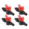 10Pcs Barbed Ball Valve 5/8inch Adjustable Prevent Leakage Drip Irrigation Switch Valve for