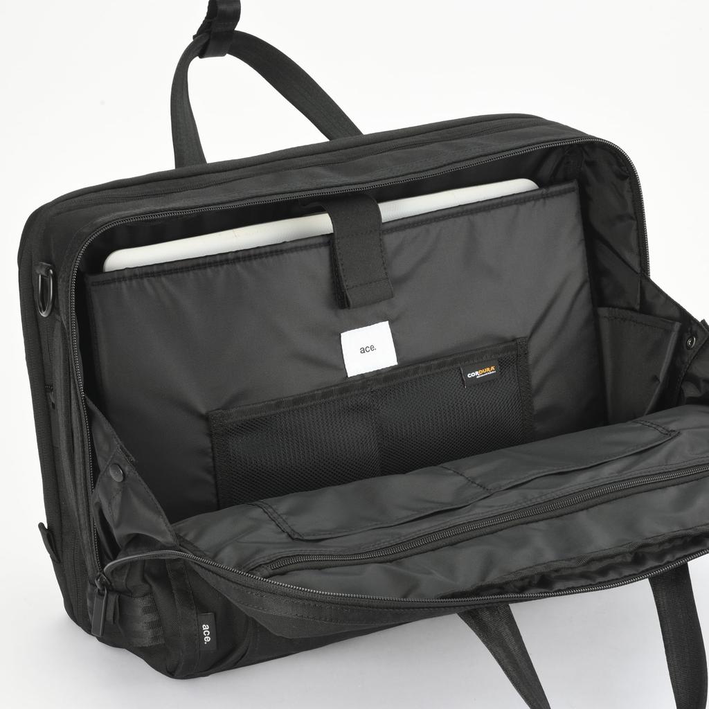 Business 2 Air B4 Может вмещать расширение емкости на дюйм Настройка функции Плечевой ремень Подходит для бизнеса 19 Черный [Ace Gene] Сумка, Мужская, Отделения,