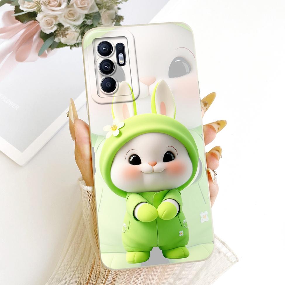 Чехол для Oppo Reno6 4G Милый Модный Мультяшный Забавный Расписной Силиконовый Чехол для Телефона Для Oppo Reno 6 4G CPH2235 Обложка