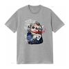 Why So Serious Movie Art Print T Shirt for Men Sizes M 4XL vintage Washed designer clothes Stretched streetwear Stylish Casual