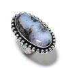 Natural Dendrite Opal Gemstone Handmade 925 Sterling Silver Ring Size 8 Y0R76