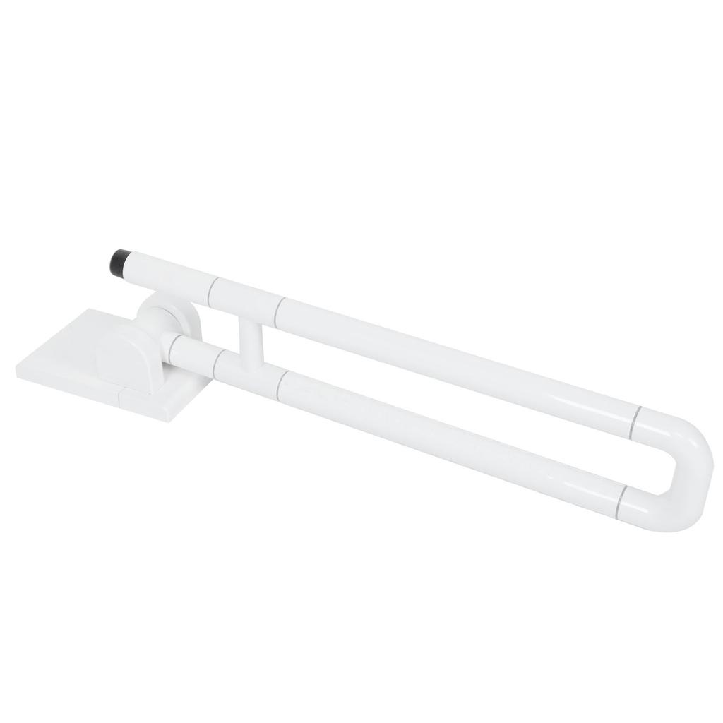 White Toilet Armrest Stainless Steel Bathroom Barrier Free Helping Handle Grab Bar Accessories
