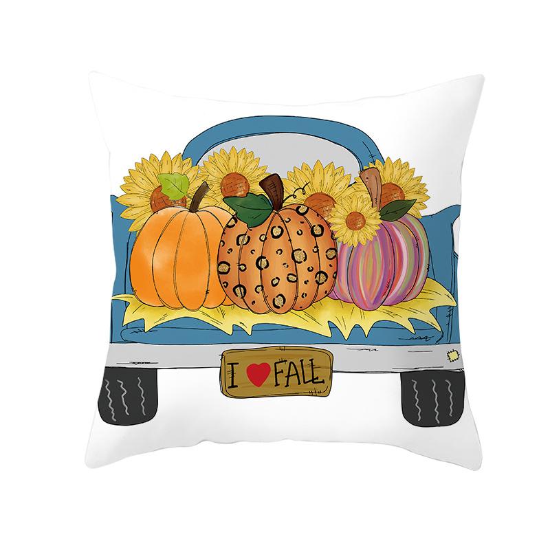 New Thanksgiving Pillow Case Thanksgiving Pumpkin Dwarf Home Festival Decoration Cushion Case