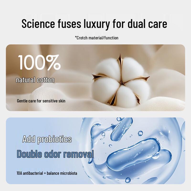 MIIOW 10A Антибактериальное женское хлопковое нижнее белье