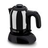 Korkmaz A47503 Электрический кофейник Mia Black Steel из стали
