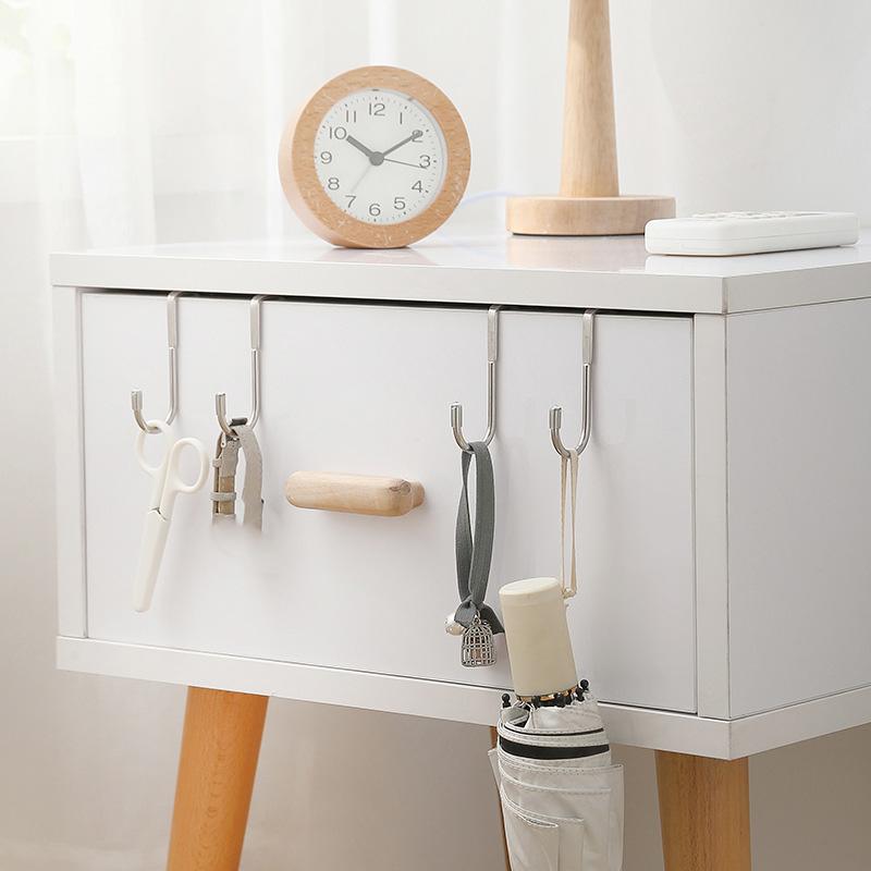 Крючок из нержавеющей стали, двойной S-образный крючок, для кухни, ванной комнаты, двери шкафа, задняя стенка, вешалка для хранения полотенец, пальто