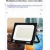 AC220V LED Flood Light Spotlight IP66 Waterproof Outdoor Garden Porch Courtyard Lamp  6500K Garage Gate Wall Lamps 100W 150W 200W
