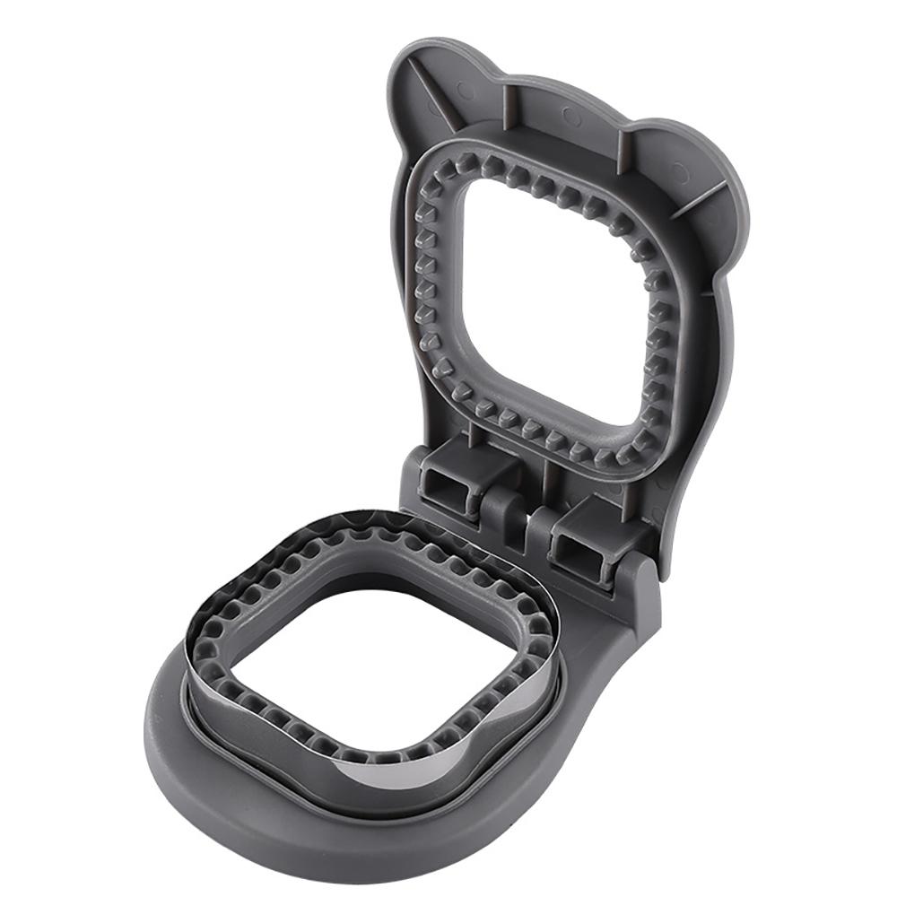 Stainless Steel Sandwich Cutting Square DTY Baking Tool with Hand Guard Household Toast Bread Mold