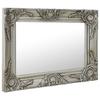 VidaXL Wall Mirror Baroque Style 50x40 Cm Silver 320310