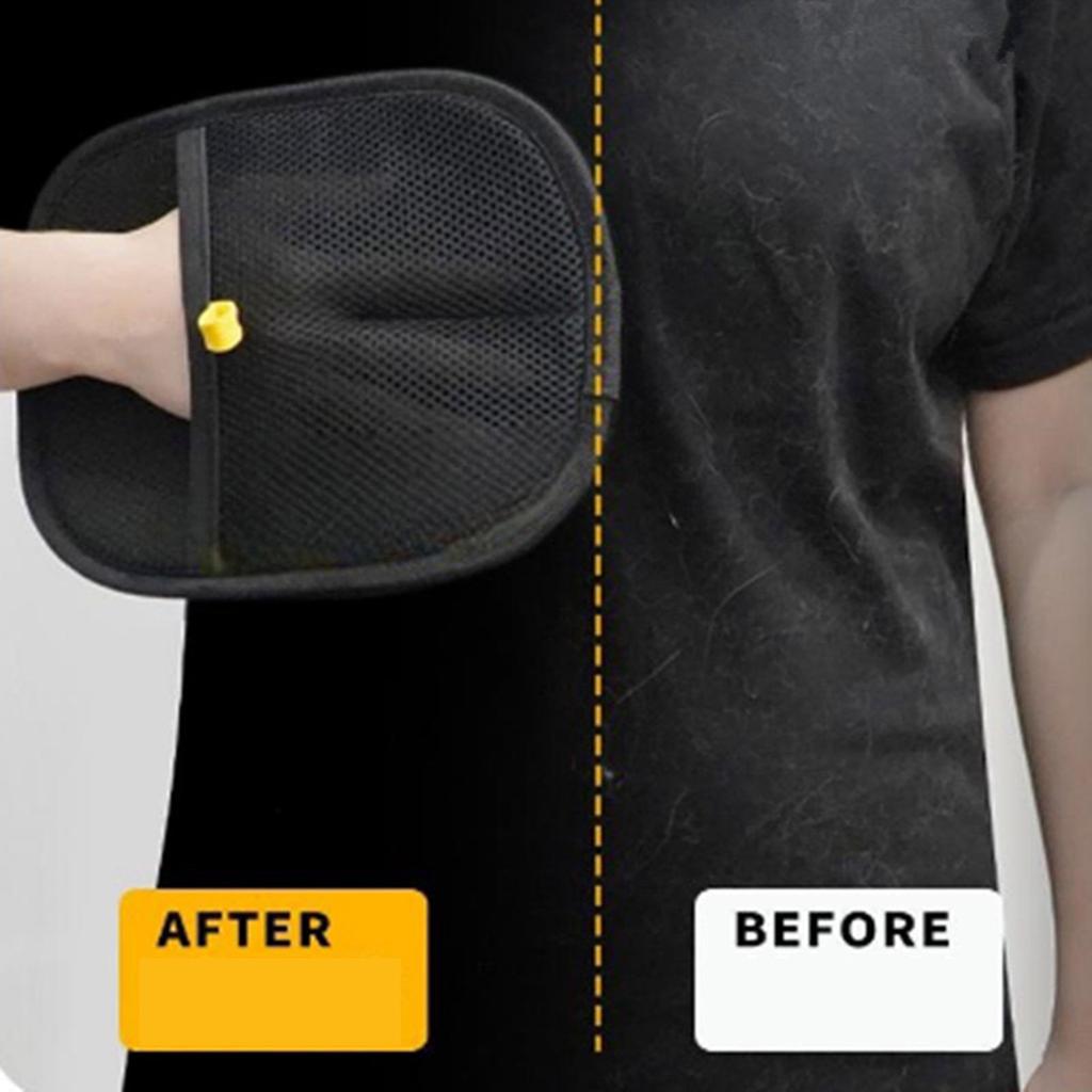 Double Sided Pet Grooming Gloves for Efficient Hair Removal and Static Reduction Pet Lint Remover for Various Occasion