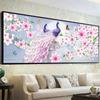Full Diamond Painting Modern Living Room Large Plum Peacock New Diamond Cross Stitch 5D Diamond Embroidery