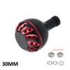 EKfan 30/35/38mm Alloy Metal Fishing Handle Knob For Spinning Baitcast Reel Dawa Shmano 4MM Shaft Fishing Rocker DIY Tool Parts 4