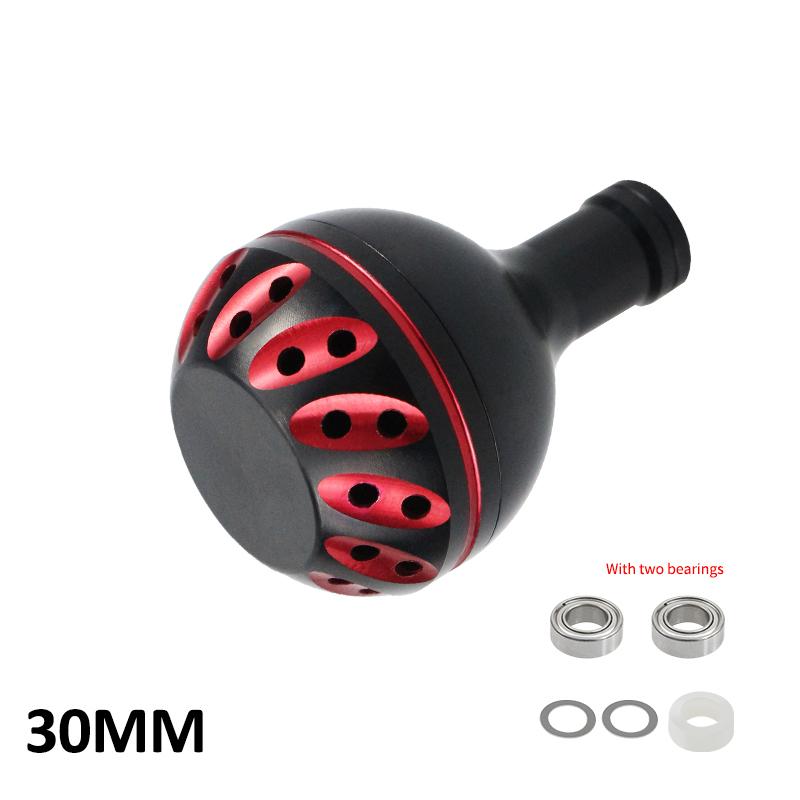 EKfan 30/35/38mm Alloy Metal Fishing Handle Knob For Spinning Baitcast Reel Dawa Shmano 4MM Shaft Fishing Rocker DIY Tool Parts 4