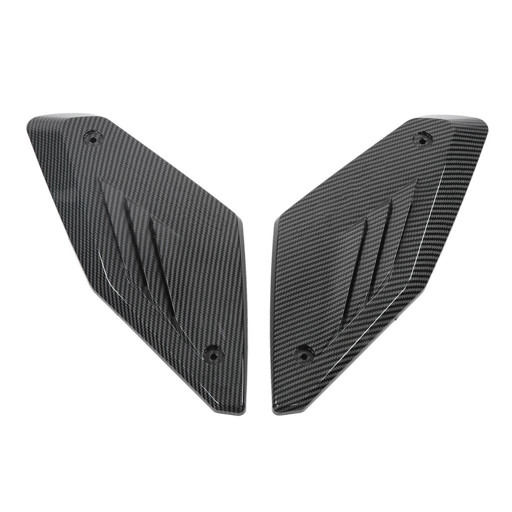 2PCS Motorcycle Side Panel Air Intake Cover Guard Protection Replacement for CB650R 2019 2020 2021Carbon Fiber Style