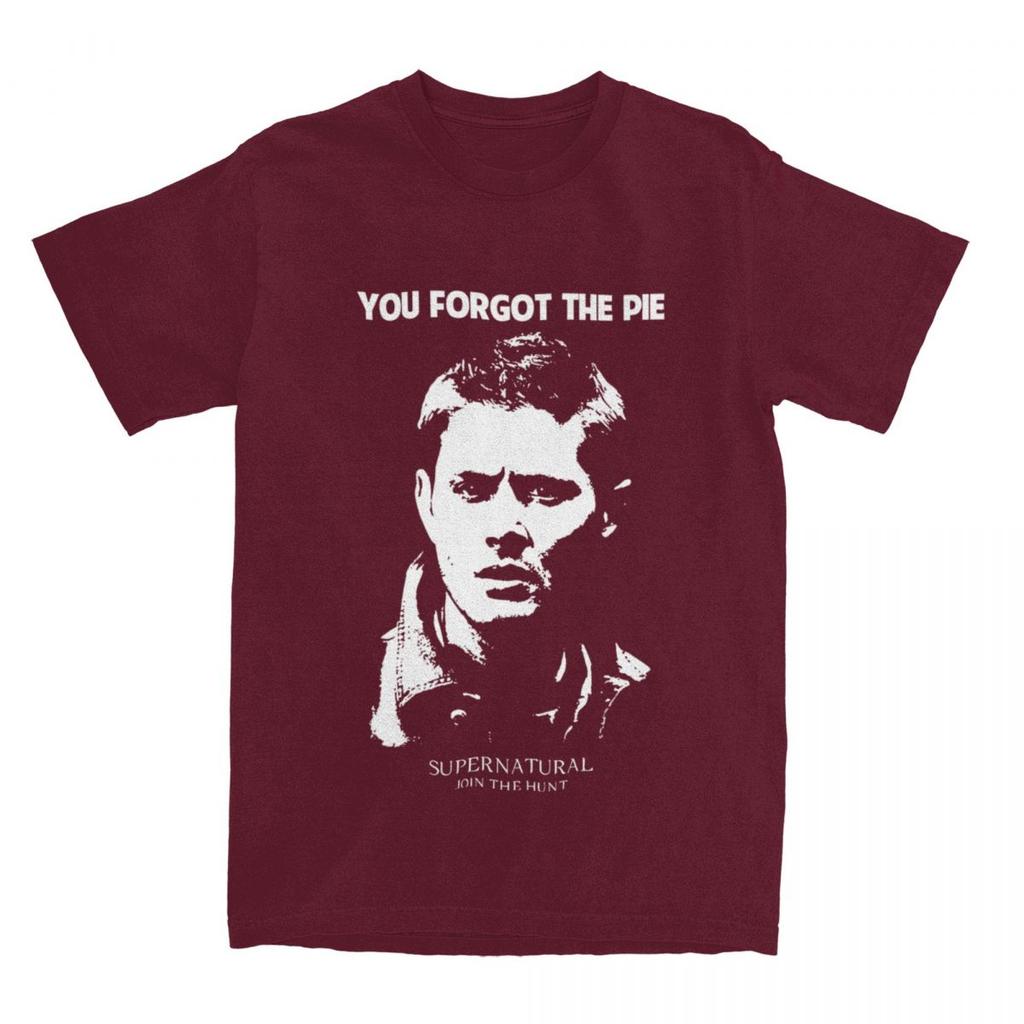 Hip Hop Supernatural Dean Winchester Angel TShirt Unisex Cotton Short Sleeve Round Neck TopsTops