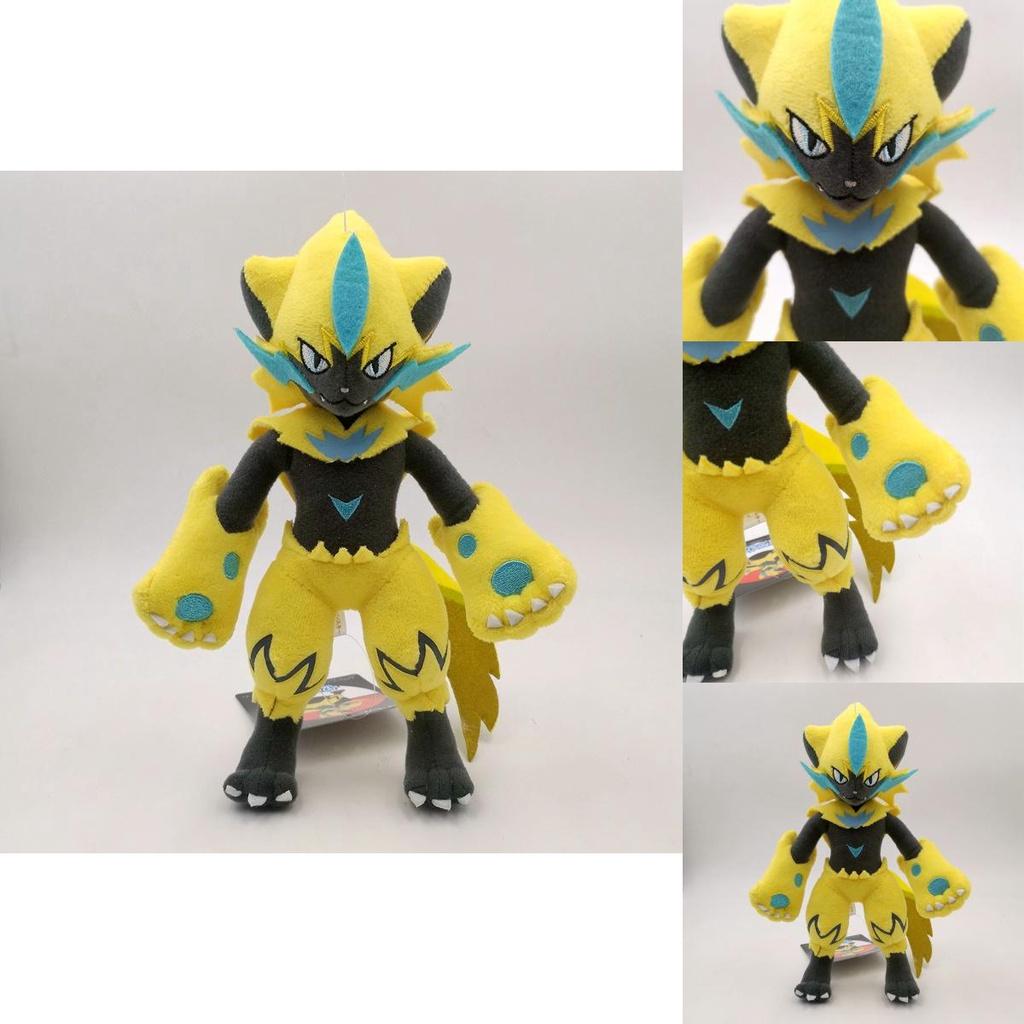 Soft And Lightweight 25cm Yellow Zeraora Electric Series Plush Doll Toy Great Gift For Kids