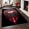 Led Zeppelin Logo Design Rug Non-slip rug suitable for living room and bedroom sofas