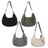 Women Pleated Dumpling Bag Versatile Satchel Hobo Bag Adjustable Strap Crossbody Sling Bag Large Shoulder Bag Girl Stylish Purse