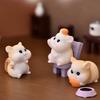 Resin Hamster Micro Landscape Miniature Figurines Model Craft Ornaments Desk
