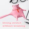Novelty Toy,Pig Toy Soft And Elastic Decompression Toy,Decompress And Stretch Stress Pig Stress Relief Toy For Kid Adult