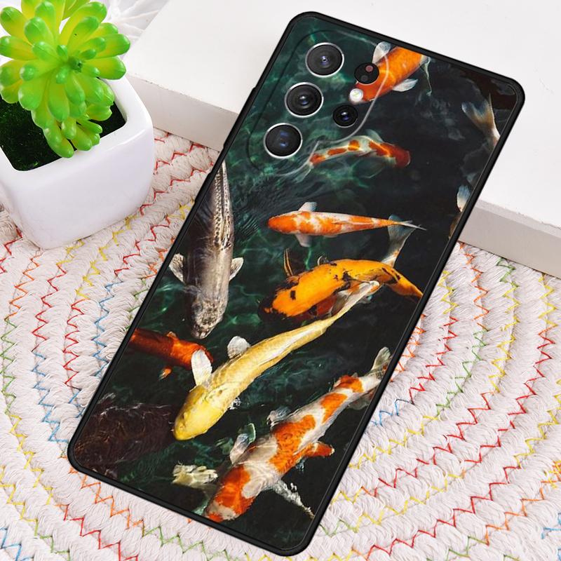 Чехол для телефона с изображением рыбы карпа для Samsung Galaxy note 10 pro S26 Ultra S23 S24 FE S25 S21 S22 PLUS ударопрочный чехол