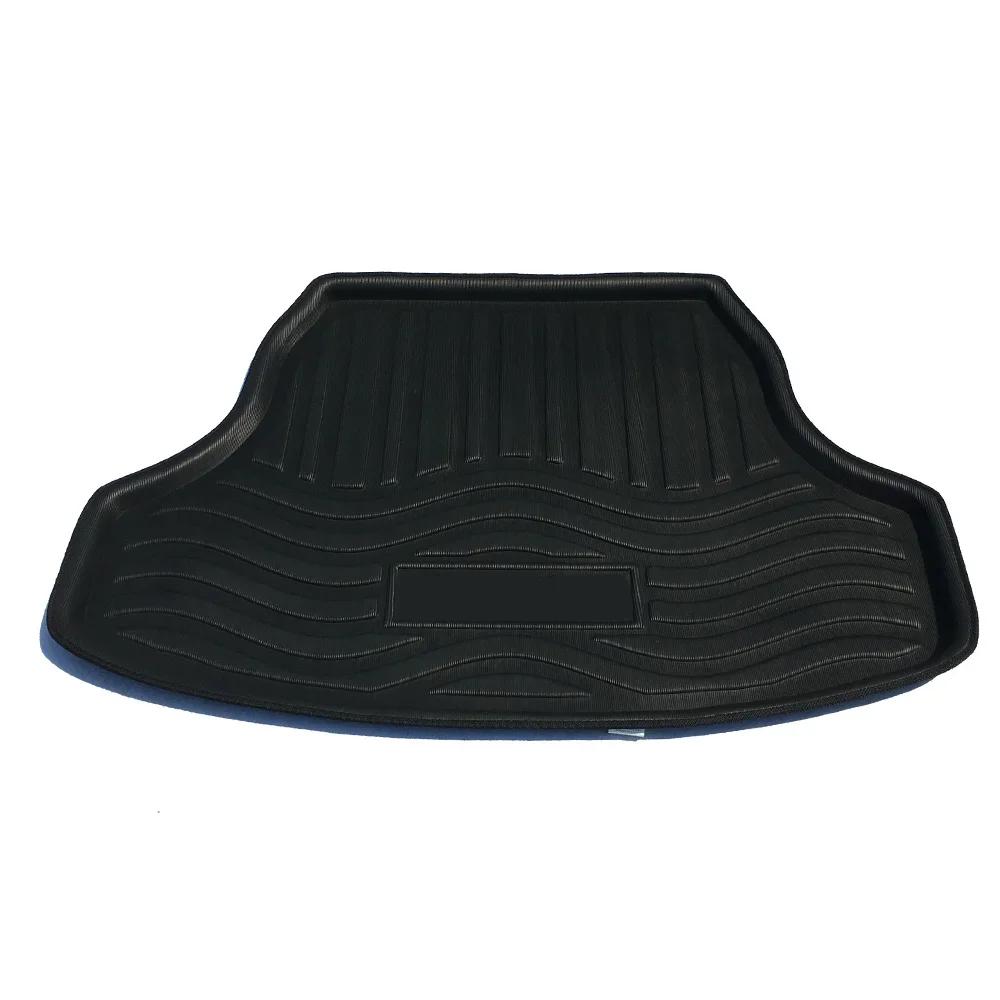 Car Trunk Mats For Nissan Sentra Sylphy B17 2012- Trunk Storage Pads Anti-Slip Waterproof Cargo Liner Boot Tray Carpets Pad
