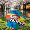 Custom Name Personalized PAW Patrol Print Umbrella, Auto Open Close, 8‑Rib Sturdy Frame, Commute Camping Hiking Use, Birthday Gift