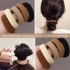 New Fine Textured Hair Tie, Highly Elastic, Seamless, Thickened and Widened, Stylish and Simple Ponytail Hair Accessory