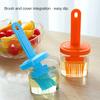 Household Silicone Oil Brush with Bottle Small Oil Pot Kitchen High Temperature Baking Magic Plastic All-in-one Barbecue Oil Bottle Brush