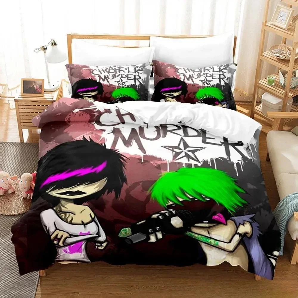 3D Print Charlie Murder Bedding CollectionDuvet Cover Comforter Bed Collection Quilt Cover PillowcaseKing Queen Twin Size Boys Girls Adultse