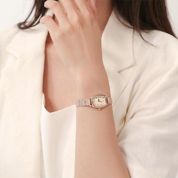 OST Women's Cut Glass Mesh Watch OTW121616TPP,Korean Popular Watches