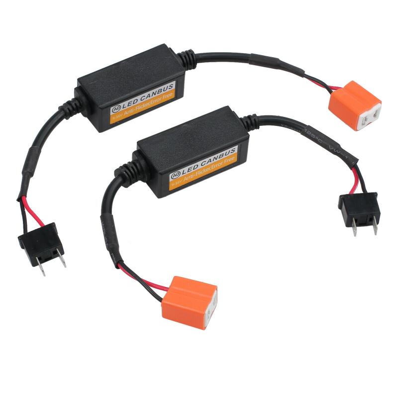 1 шт. H7 LED Canbus декодер автомобильные фары безошибочный резистор для внедорожника противотуманные фары H4 H7 H1 H11 9006 9007 адаптер антимерцание