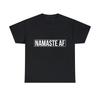 Футболка с графическим принтом Namaste AF Yoga, S-5XL