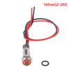 P67 Waterproof 6mm Led Metal Warning Indicator Light 3v 5v 6v 12v 24v 220v