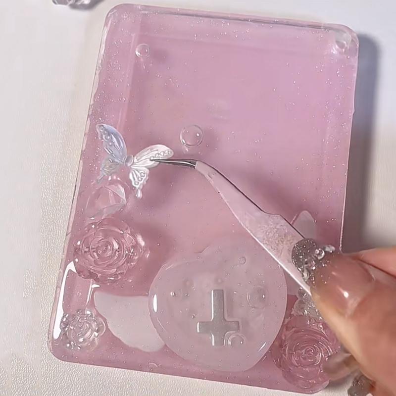 Resin Shaker Mold Quicksand Photo Frame Casting Epoxy Resin Mold Resin Jewelry Molds for Pendant Decoration Crafts