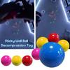Stress Reliefer Decompression Ball Fluorescent Sticky Target Balls Sticky Wall Ball Pressure Reliefer Toy
