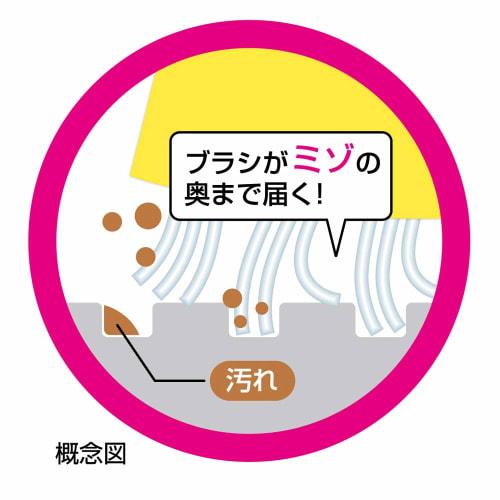 Azuma Industrial Bath Floor Brush Sporo G, for Cleaning Bathroom Floors, Azuma Brush BT751