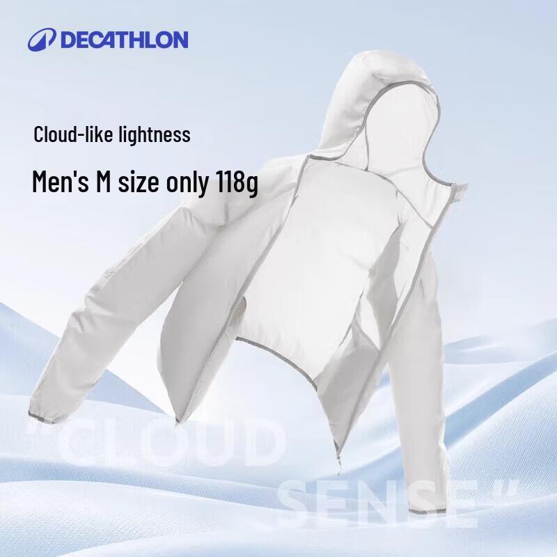 Мужская спортивная куртка Decathlon HELIUM100 с защитой от УФ и охлаждающим эффектом