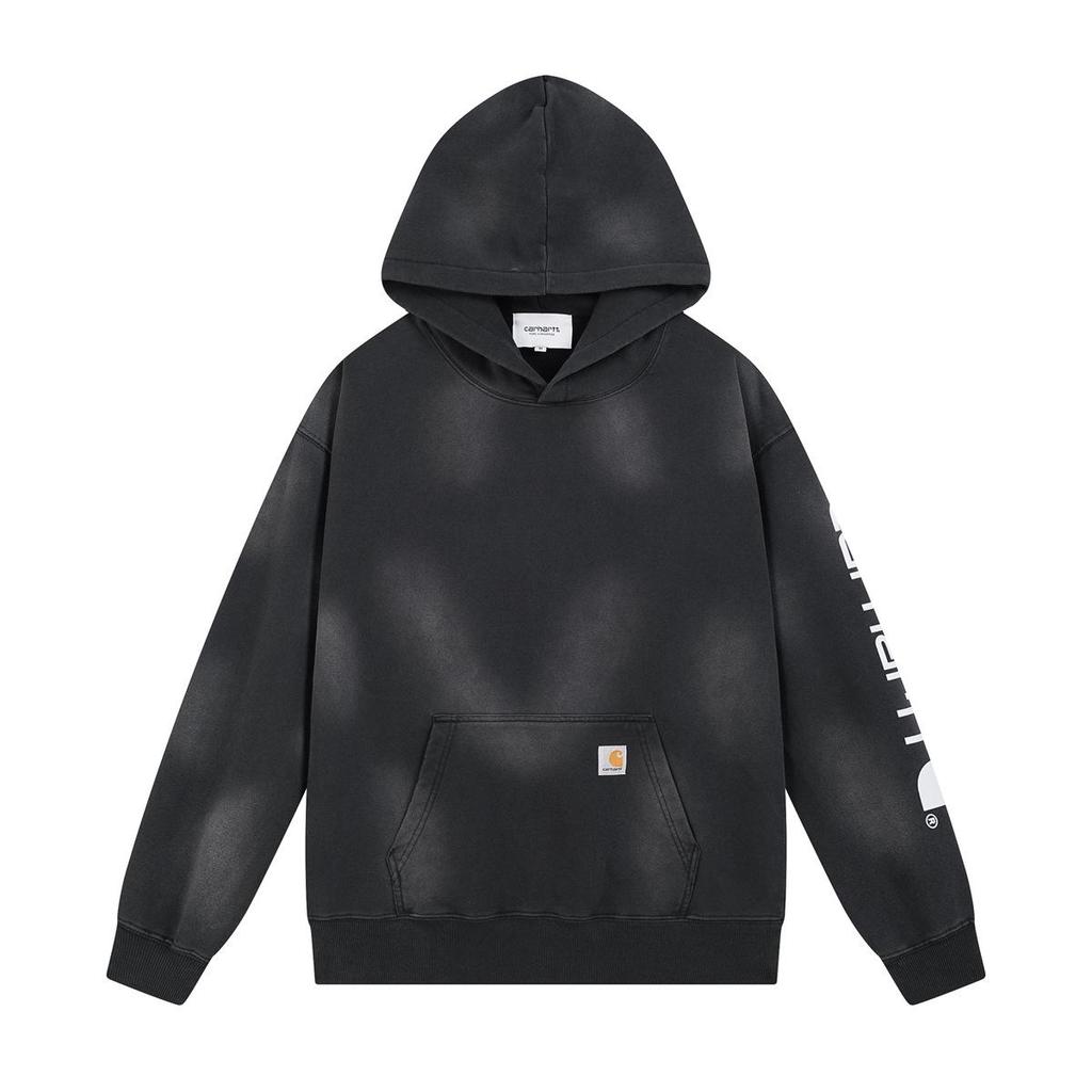 Классическая унисекс толстовка Carhartt с принтом Кирина на рукаве