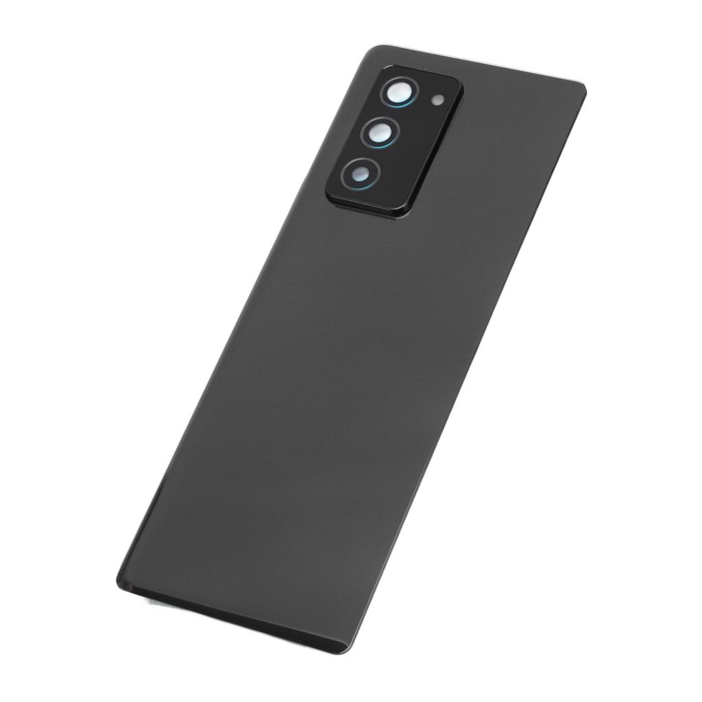 Крышка заднего стекла Корпус Дверца для Galaxy Z Fold 2 5G F916 с предустановленным объективом камеры Лента Инструменты для ремонта Черный