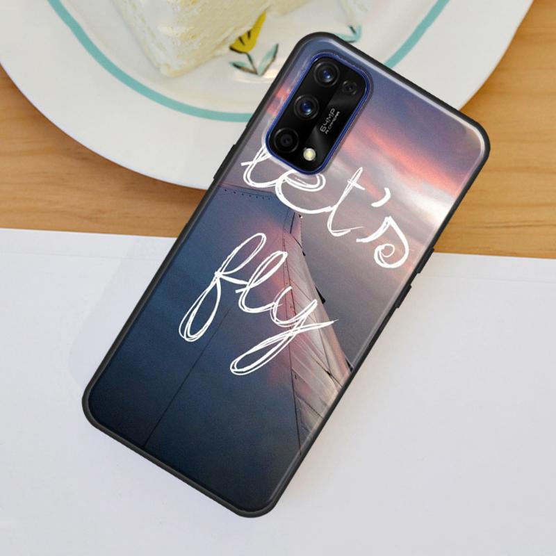 Авиаперелет  Полет Для OnePlus 11 10 Pro 10T Nord 3 2T CE 2 Lite Realme C55 C35 C33 C31 C30 C21Y GT Neo 5 Чехол