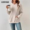 Plus Size Women's New Fall Knit Hoodie