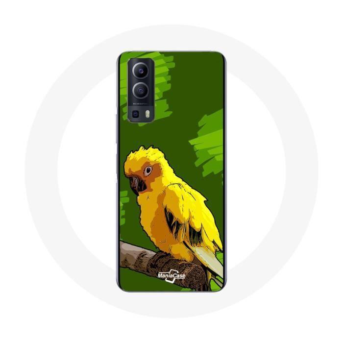 Case - Vivo - Y72 - Parakeets - Yellow - Flexible - Mixed