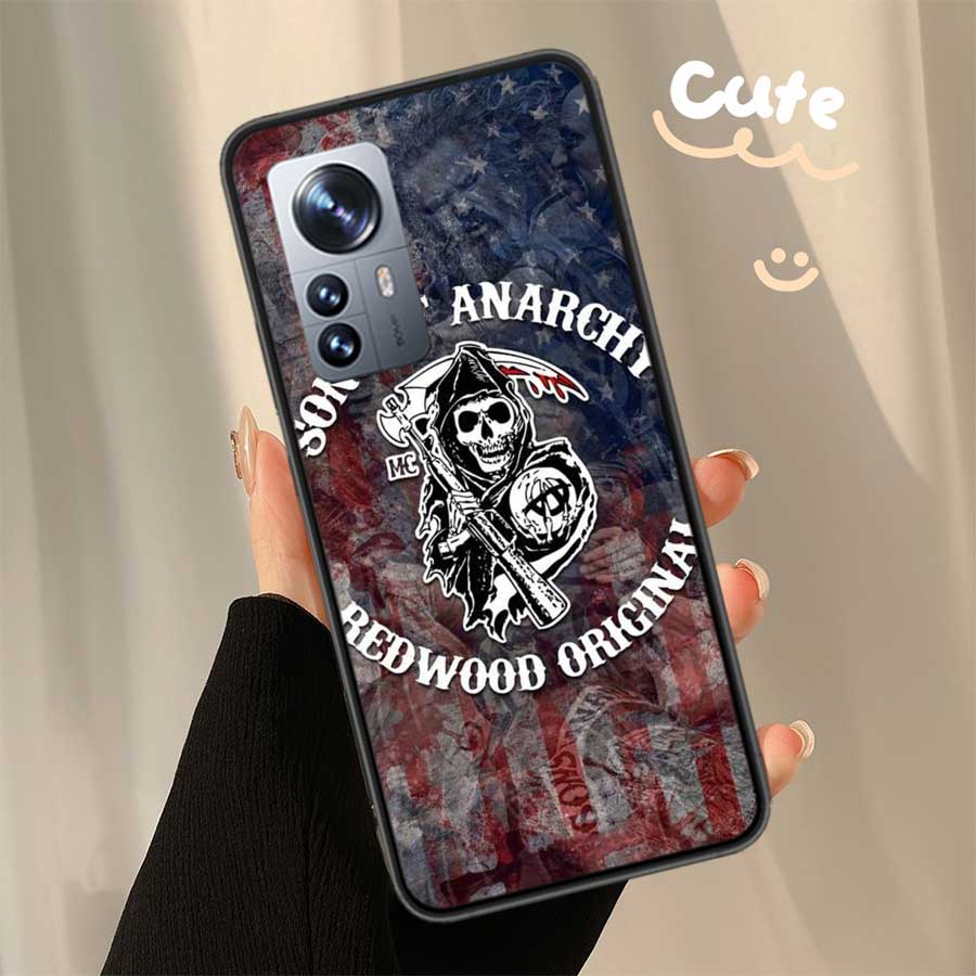 Sons of Anarchy Clear Phone For Xiaomi Poco X7 X6 X5 F6 F5 F7 Mi 14 Ultra 15 13 12 12X 12T 11T 10T Pro 11i 10 Lite Cover Case TP